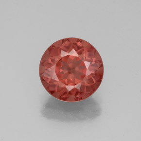 Granato malese naturale rosso da 2,27 ct, taglio rotondo, VS