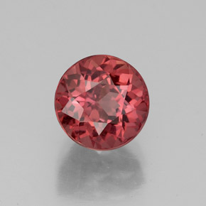 Granato malese naturale rosa da 3,11 ct, taglio rotondo, VS