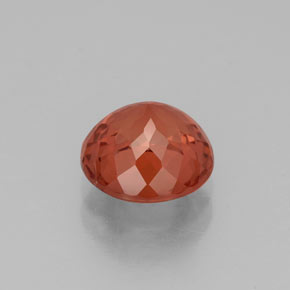Granato malese naturale arancione da 2,50 ct, taglio rotondo, VS