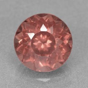 Granato malese Rosa medio naturale da 2.48 ct, Taglio rotondo, VS