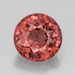 Granato malese Color rosa naturale da 2.66 ct, Taglio rotondo, VS