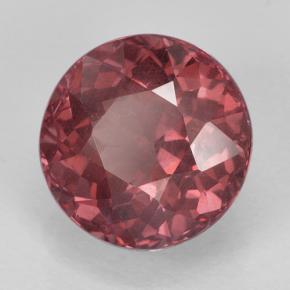 Granato malese Color rosa naturale da 2.63 ct, Taglio rotondo, VS