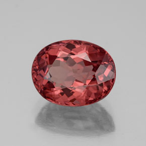 Granato malese naturale rosa da 3,49 ct, taglio ovale, VVS