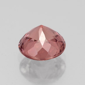 Granato malese Color rosa naturale da 2.30 ct, Taglio rotondo, VVS-VS