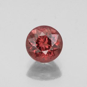 Granato malese Rosato naturale da 1.27 ct, Taglio rotondo, SI