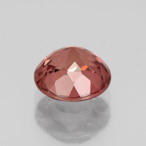 Granato malese naturale rosa da 1,25 ct, taglio rotondo, VS