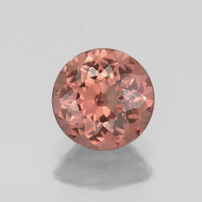 Granato malese Color rosa naturale da 1.04 ct, Taglio rotondo, VS