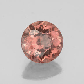 Granato malese Color rosa naturale da 1.04 ct, Taglio rotondo, VS