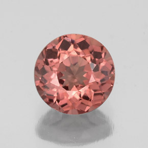 Granato malese Rosato naturale da 1.41 ct, Taglio rotondo, VVS-VS