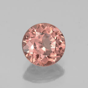 Granato malese naturale rosa da 1,33 ct, taglio rotondo, VS