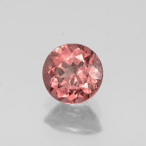 Granato malese naturale rosa da 0,83 ct, taglio rotondo, VS-SI