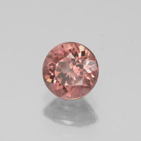 Granato malese naturale rosa da 0,83 ct, taglio rotondo, VS