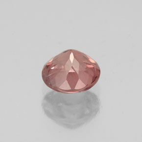 Granato malese naturale rosa da 0,83 ct, taglio rotondo, VS