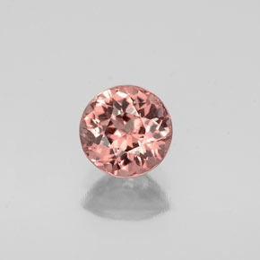 Granato malese Color rosa naturale da 1.05 ct, Taglio rotondo, VS-SI