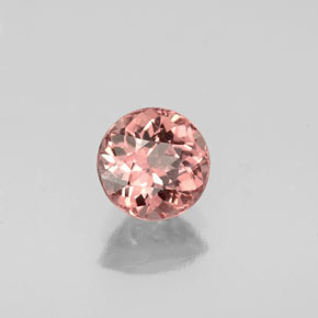 Granato malese Color rosa naturale da 1.05 ct, Taglio rotondo, VS-SI