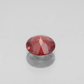 Granato malese naturale arancione da 0,81 ct, taglio rotondo, VS