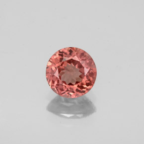 Granato malese Color rosa naturale da 1.06 ct, Taglio rotondo, VS-SI