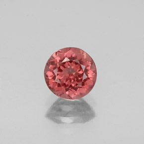 Granato malese naturale rosa da 1,14 ct, taglio rotondo, VS