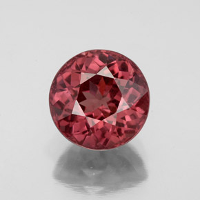 Granato malese Color rosa naturale da 3.24 ct, Taglio rotondo, VS