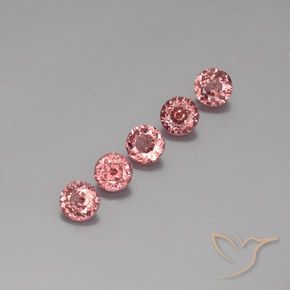 Gemme di Granato malese Rosa medio naturale da 4.05 ct, Rotondo, VS