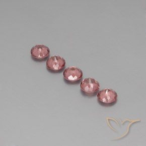 Gemme di Granato malese Rosa medio naturale da 4.05 ct, Rotondo, VS