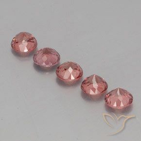 Gemme di Granato malese Rosa rosa naturale da 4.03 ct, Rotondo, VS