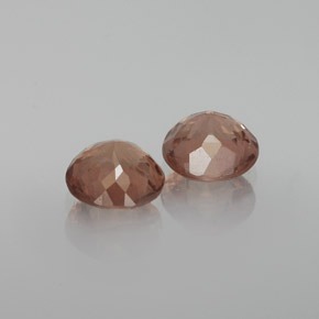Granato malese naturale rosa da  ct, taglio rotondo, VS