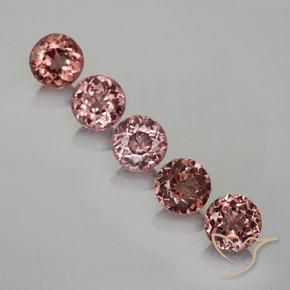 3.62ctw Naturale Vino Rosso Profondo Granato malese, Rotondo, VS