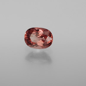 Granato malese naturale rosa da 1,12 ct, taglio ovale, VS