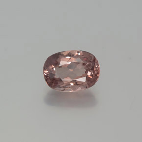 Granato malese naturale rosa da 1,03 ct, taglio ovale, VVS-VS