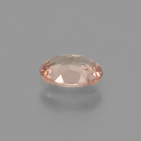 Granato malese naturale arancione da 0,76 ct, taglio ovale, VS