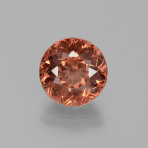 Granato malese Rosa arancione naturale da 2.50 ct, Taglio rotondo, VS