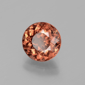 Granato malese Rosa arancione naturale da 2.50 ct, Taglio rotondo, VS