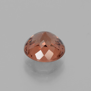 Granato malese Rosa arancione naturale da 2.50 ct, Taglio rotondo, VS