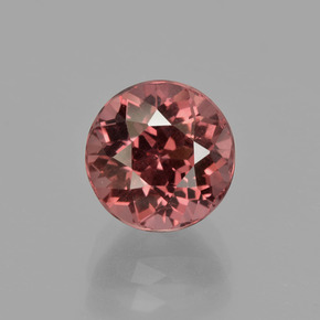 Granato malese Rosato naturale da 3.11 ct, Taglio rotondo, VS