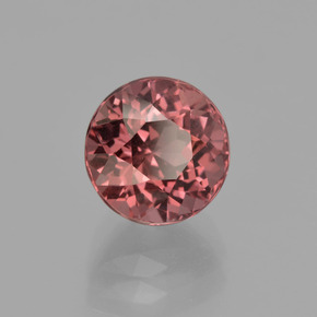 Granato malese Rosato naturale da 3.11 ct, Taglio rotondo, VS