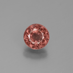 Granato malese Rosato naturale da 1.30 ct, Taglio rotondo, VS