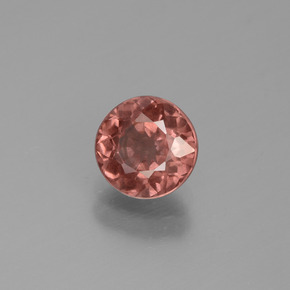 Granato malese Rosato naturale da 1.30 ct, Taglio rotondo, VS