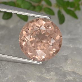 Granato malese Rosa chiaro naturale da 2.06 ct, Taglio rotondo, VS