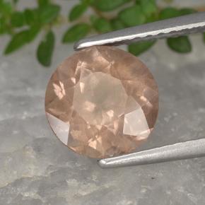 Granato malese naturale rosa da 2,33 ct, taglio rotondo, VS