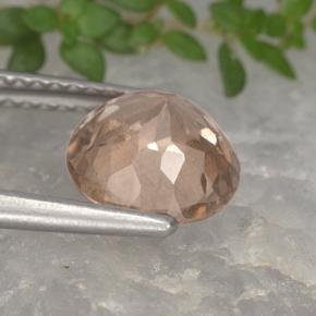 Granato malese naturale rosa da 2,33 ct, taglio rotondo, VS