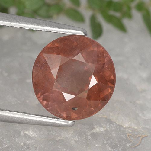 2.56ct Naturale rosa lampone Granato malese, Rotondo, VS