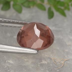 Granato malese Rosa medio naturale da 2.25 ct, Rotondo, VS