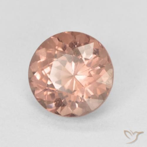 Granato malese Pompelmo Rosa naturale da 1.54 ct, Rotondo, VS