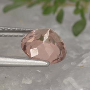 Granato malese naturale arancione da 2,07 ct, taglio rotondo, VS