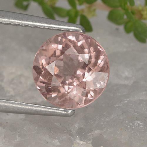 Granato malese naturale rosa da 1,95 ct, taglio rotondo, VS