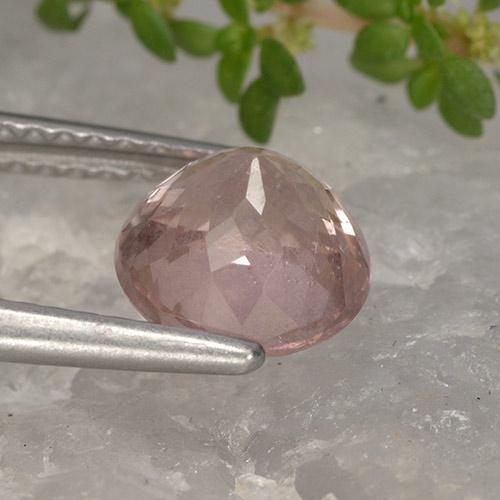 Granato malese naturale rosa da 1,95 ct, taglio rotondo, VS