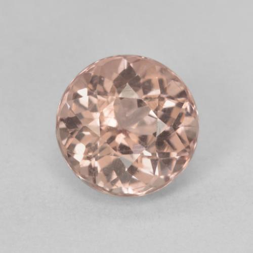 Granato malese Rosa Molto Chiaro naturale da 1.55 ct, Taglio rotondo, VS