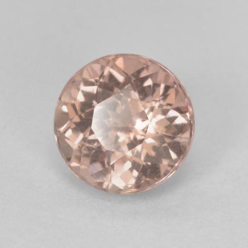 Granato malese Rosa Molto Chiaro naturale da 1.55 ct, Taglio rotondo, VS