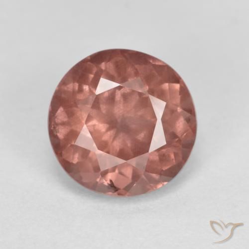 Granato malese Rosa rosa naturale da 1.04 ct, Taglio rotondo, VS